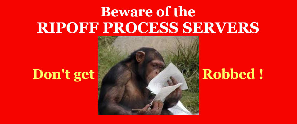 Beware of the Ripoff Process Server